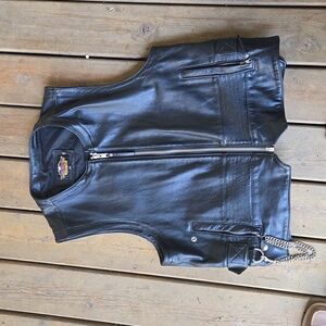 Mens Harley Davidson Leather Vest XXL